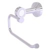 Allied Brass Pacific Beach Polished Chrome Wall Mount Single Post Toilet Paper Holder with Dotted Accents