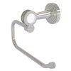 Allied Brass Pacific Beach Satin Nickel Wall Mount Single Post Toilet Paper Holder with Dotted Accents