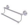 Allied Brass Prestige Que New 36-in Double Satin Chrome Wall Mount Double Towel Bar
