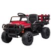 Aosom 12 V Red Truck Electric Kids Ride-On Car