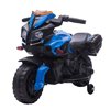 Aosom 6 V Electric Kids Ride-On Blue Motorcycle Car