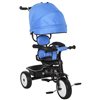 Qaba Blue Kids Tricycle Stroller Car