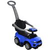 Aosom Blue Stroller Kids Ride-On Sliding Car