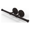 Allied Brass Que New Wall Mount Oil-Rubbed Bronze Double Post Toilet Paper Holder