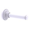Allied Brass Que New Wall Mount Matte White Single Post Toilet Paper Holder