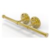 Allied Brass Que New Wall Mount Polished Brass Double Post Toilet Paper Holder