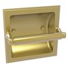 Allied Brass Regal Satin Brass Recessed Single Post Toilet Paper Holder