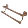 Allied Brass Tribecca Brushed Bronze 24-in Double Towel Bar