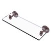 Allied Brass Tango Antique Copper Wall Mount Glass Bathroom Shelf with Bevelled Edges