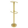 Allied Brass Polished Brass Freestanding Two Roll Toilet Tissue Stand