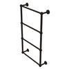Allied Brass Waverly Place Oil Rubbed Bronze 4 Tier 24-in Ladder Towel Bar with Dotted Detail