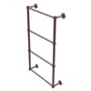 Allied Brass Waverly Place 4 Tier 30-in Ladder Towel Bar with Grooved Detail - Antique Copper
