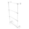 Allied Brass Waverly Place Matte White 4 Tier 36-in Ladder Towel Bar with Twisted Detail