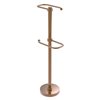Allied Brass Brushed Bronze Freestanding Two Roll Toilet Tissue Stand