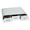 Mind Reader 13.46-in Silver Traditional Adjustable Monitor Stand with Desk Organizer