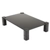 Mind Reader 15.25-in Black Traditional Adjustable Monitor Stand