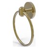 Allied Brass Tango Unlacquered Brass Wall Mount Towel Ring