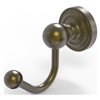 Allied Brass Dottingham 1-hook Antique Brass Towel Hook