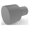 Allied Brass Matte Grey Cylindrical Traditional 5/8-in Cabinet Knob