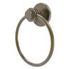 Allied Brass Mercury Antique Brass Wall Mount Towel Ring with Dotted Accents