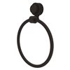 Allied Brass Venus Oil Rubbed Bronze Wall Mount Towel Ring with Dotted Accents
