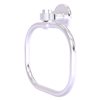 Allied Brass Continental Satin Chrome Wall Mount Towel Ring with Grooved Accents