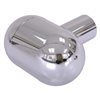 Allied Brass Polished Chrome 1.25-in Oval Traditional Cabinet Knob