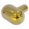 Allied Brass Polished Brass 1.25-in Oval Traditional Cabinet Knob
