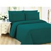 Marina Decoration Queen Teal Polyester Bed Sheet Set - 6-Piece