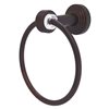Allied Brass Pacific Beach Venetian Bronze Wall Mount Towel Ring with Grooved Accents