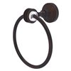 Allied Brass Pacific Grove Venetian Bronze Wall Mount Towel Ring with Dotted Accents