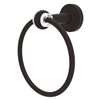 Allied Brass Pacific Beach Oil Rubbed Bronze Wall Mount Towel Ring with Twisted Accents