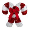 Northlight 19.25-in Tinsel Candy Cane Christmas Window Decoration