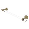 Allied Brass Pacific Beach Wall Mount 18-in Unlacquered Brass Single Towel Bar