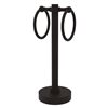 Allied Brass Oil Rubbed Bronze Freestanding Countertop Towel Ring