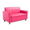 Qaba 20.9-in Pink Upholstered Kids Accent Chair