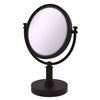 Allied Brass 8-in x 15-in Double-Sided Magnifying Countertop Oil-Rubbed Bronze Vanity Mirror