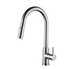 CASAINC 1-Handle Deck Mount Pull-Down Handle/Lever Residential Chrome Kitchen Faucet
