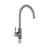 CASAINC Brushed Nickel 1-Handle Deck Mount Bar and Prep Handle/Lever Residential Kitchen Faucet