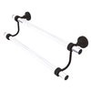 Allied Brass Pacific Grove Oil Rubbed Bronze 24-in Wall Mount Double Towel Bar