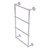 Allied Brass Que New Polished Chrome Wall Mount Towel Rack with 4 Bars and Twisted Details