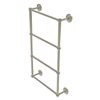 Allied Brass Que New Polished Nickel Wall Mount Towel Rack with 4 Bars and Twisted Details