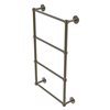 Allied Brass Prestige Skyline Antique Brass Wall Mount Towel Rack with Grooved Accents