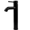 Novatto Myers Matte Black 1-Handle Vessel Bathroom Sink Faucet