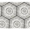 Lili WhittWhitt Harmony 30.75-sq. ft. Grey Vinyl Geometric Peel and Stick Wallpaper