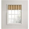 Sun Textile 14-in Taupe Polyester Grommet Valance
