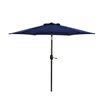 Casainc 7.5-ft Navy Blue Garden Patio Umbrella Crank