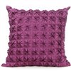 Gouchee Home Slick Cut 18-in x 18-in Square Purple Throw Pillow