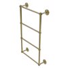 Allied Brass Que New 36-in Unlacquered Brass Wall-Mounted 4-Tier Towel Bar
