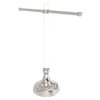 Allied Brass Pacific Grove Satin Nickel Freestanding Guest Towel Stand with Grooved Accents